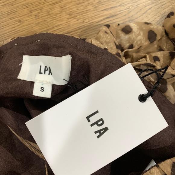 NEW LPA Crop Top 692 Italian Leopard BX10-0003 - Picture 8 of 10